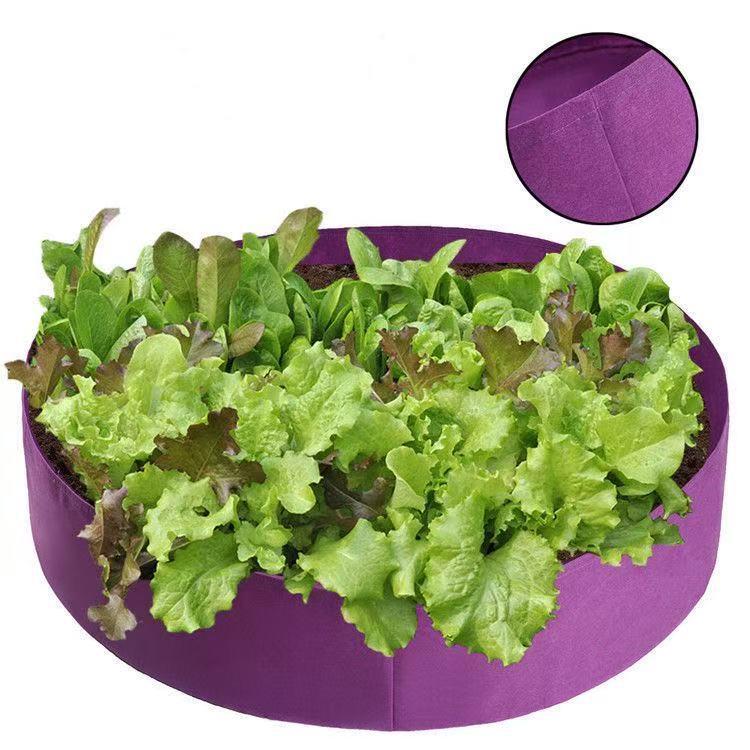 Cross-Border Round Felt Planting Bag for Flowers & Vegetables