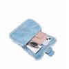 Casual Blue Denim Female Shoulder Bags Simple Commuter Crossbody Bags Portable Flap Tassel Compact Square Bags Women'S Handbags