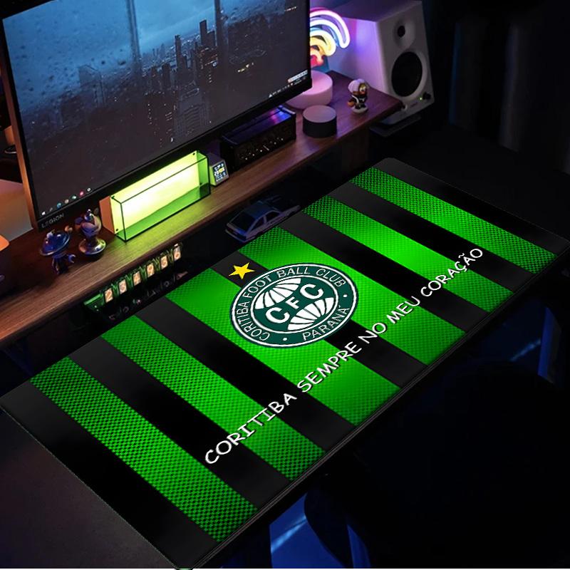 Coritiba Football Club Return Mouse Pad, Rubber Base, Mouse Pad for Gamers and Office Use, Gaming Desk , Easy To Clean Mat Christmas fan gifts