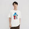 Uniqlo X Sesame Street X Kaws Collaborazione Elmo Cookie Monster Stampa T-shirt Casual a Maniche Corte Unisex Top Bianco UQ412756000