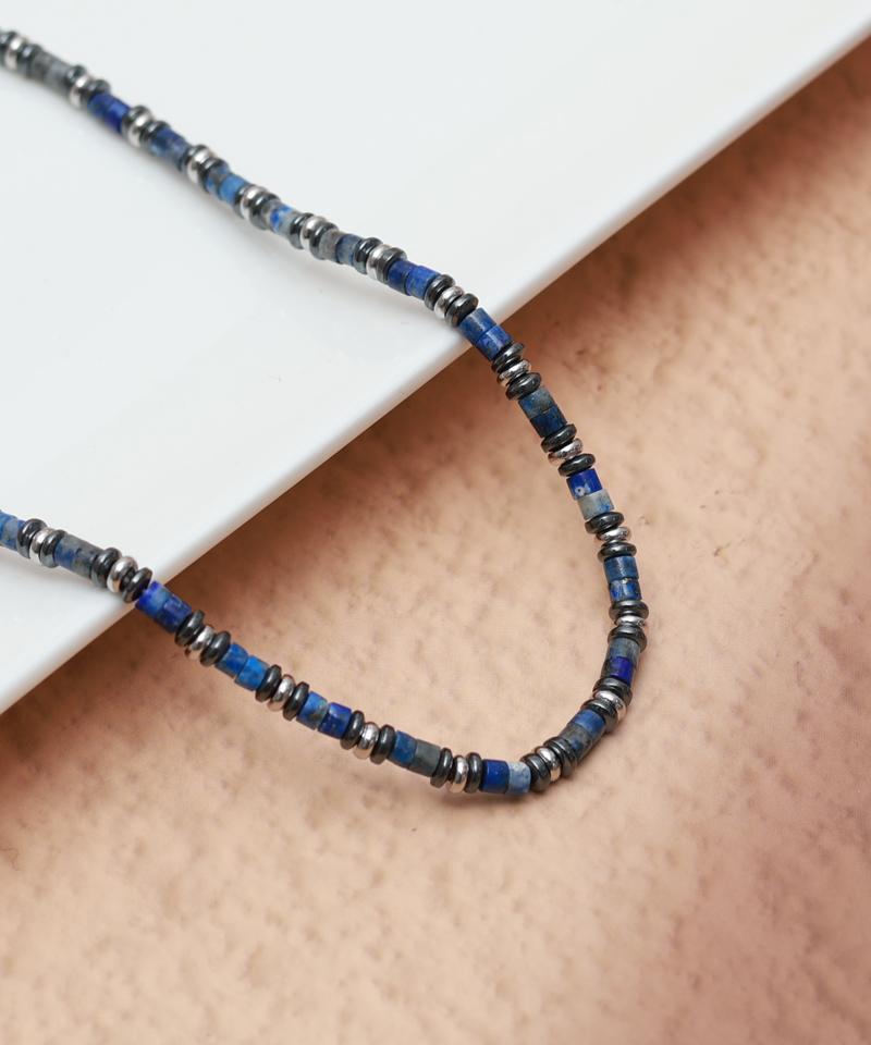 Blancier Rein Lapis Lazuli Bm265N1264 Edelsteinperlen Herren Damen Halskette