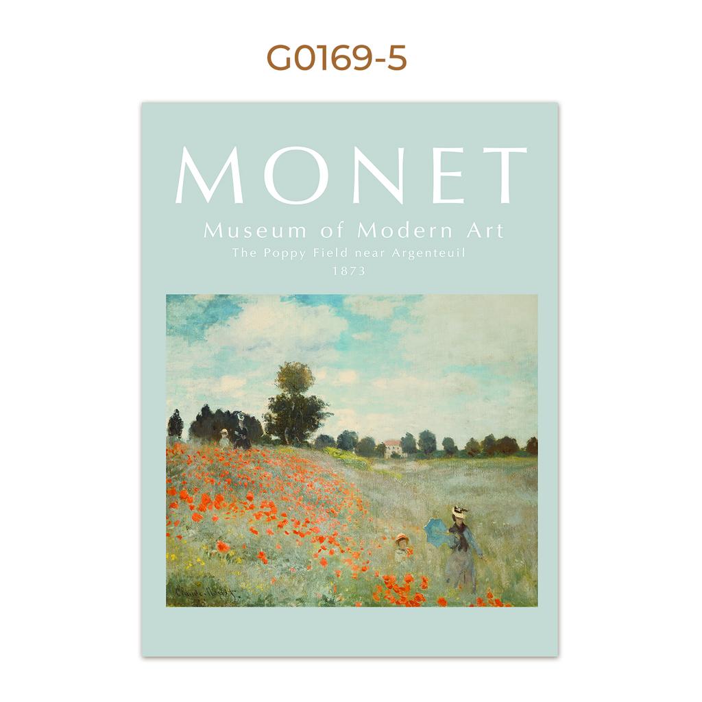 Modern Minimalist Retro Landscape Monet Hand-painted Oil Painting Wall Canvas Posters Painting Prints For Living Room Home Decor
