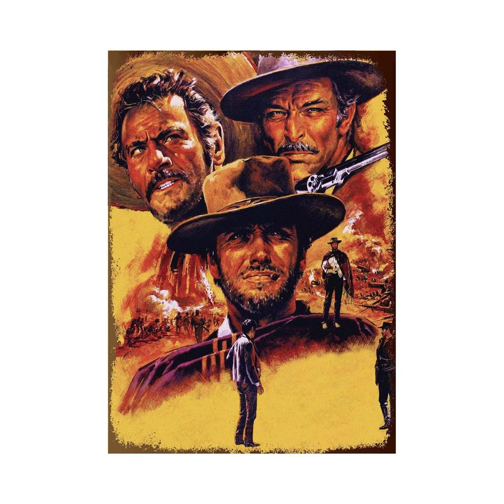 Vintage Movie Metal Tin Sign  Full Metal Jacket John Wick The Great Escape  Retro Wall Decor for Home Bar or Cafe  Classic Me