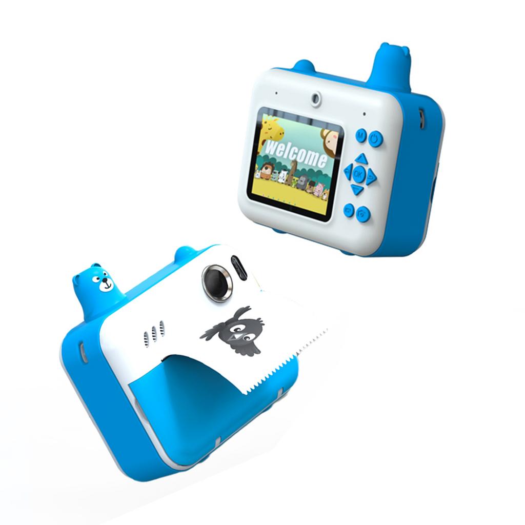 Kids Instant Print Camera Kids Camera 1080P Digital Camera for Kids 2.36 Inch IPS Screen Dual Lens Built In Battery