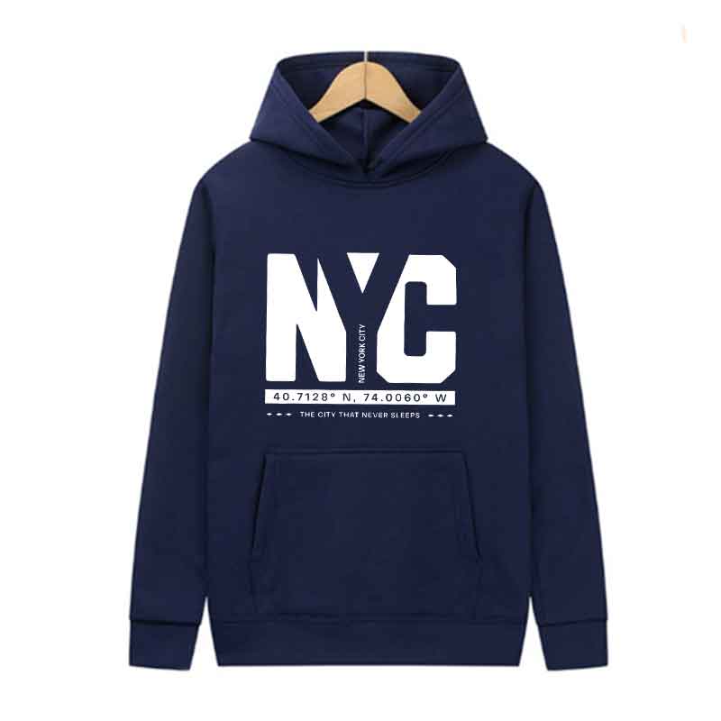 Autumn Men Hoodies Spring Casual Sweatshirts Street Trends Unisex Clothing Daily Urban Fashion Letter Print Menswear Pocket