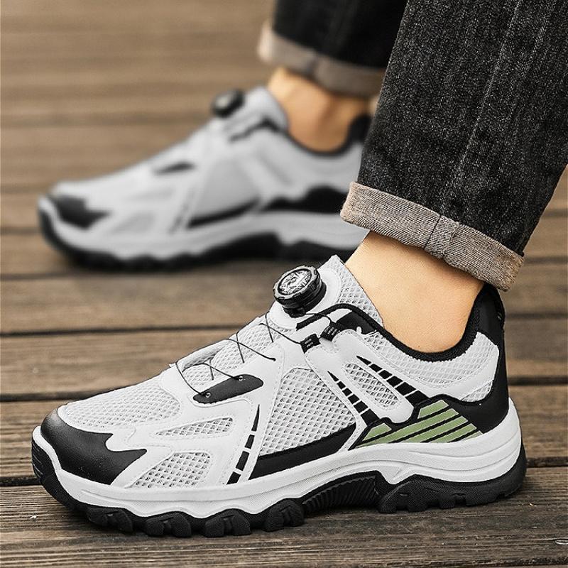 New Men Sneakers Platform Breathable Mesh Non-slip Casual Shoes Summer Outdoor Running Mountain Climbing Sports Shoes Zapatillas