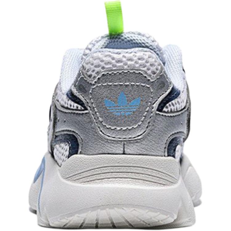Adidas Originals Ozmillen Boa C Versatile Comfortable Low-Top Casual Shoes Kids sneakers White Silver Blue KJ6657