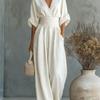Spring/Summer New Elegant Slim Fit V-Neck  Women's Bodysuit Jumpsuit