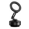 Magnetic Vacuum Adsorption Phone Car Holder Foldable 360 Degree Rotation Aluminum Alloy Suitable for Smartphones