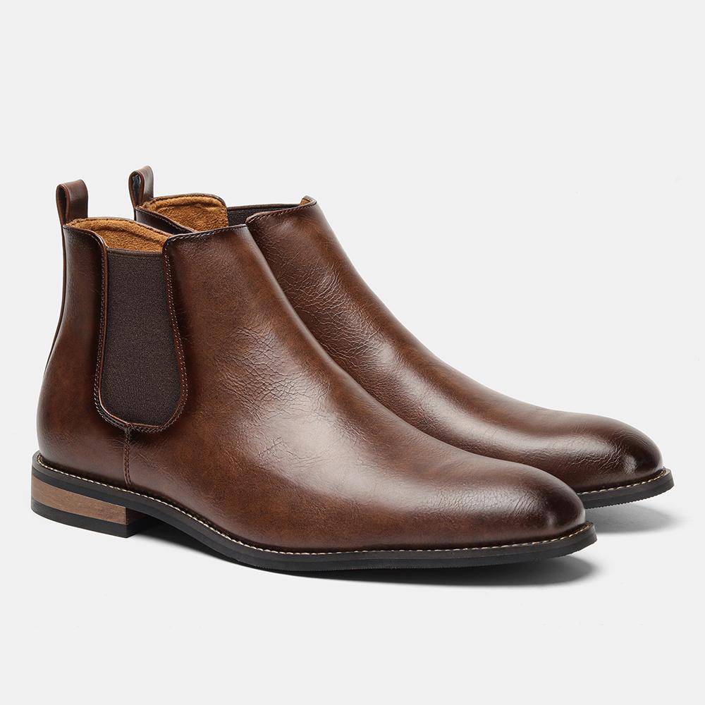 Boots Men Casual Brand Comfortable 2026 Fashion Boots Leather