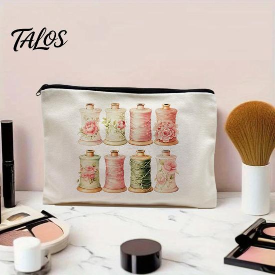Storage Bag, Large Capacity Travel Organizer, Wear-Resistant Portable Cosmetic Zipper Pouch, for Stationery Makeup And Crafts