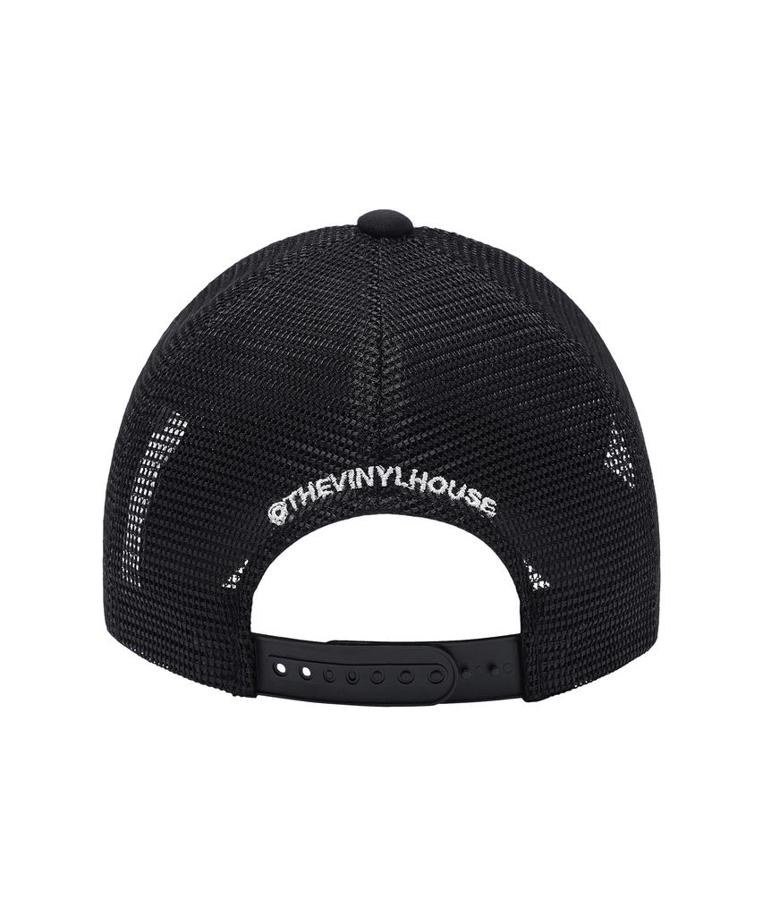 THEVINYLHOUSE Mesh Two Tone Ball Cap White