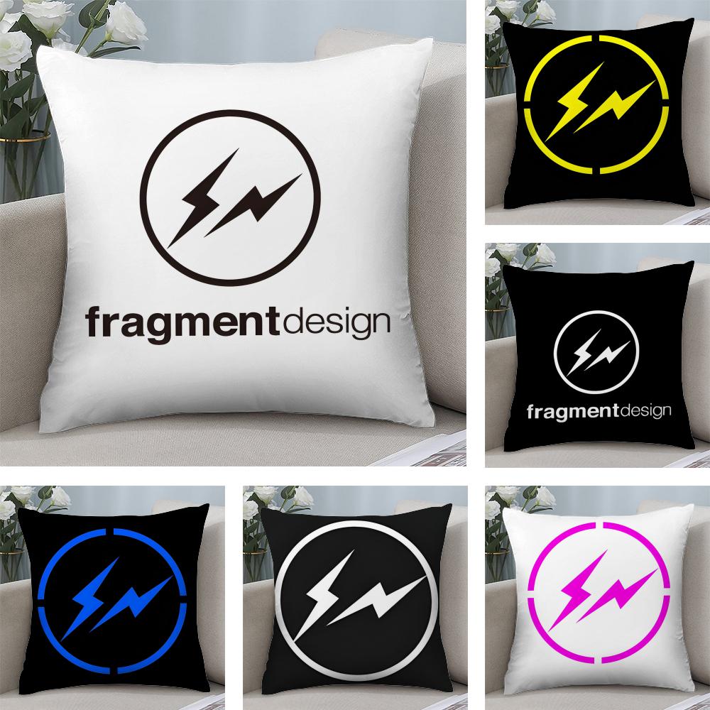 Lightning FFragment DesignS Cushion Cover Plush Fabric Soft DoubleSided Printed Sofa Warm Winter Home Child Gift Pillow Case