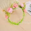 Mori-Style Glowing Flower Crown: Bridal, Child & Adult Headdress for Festivals, Photography & Night Markets with Flashing Headband