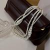 Fashion Wedding Pearl Necklace for Women Lady Collar Chain Anniversary Jewelry