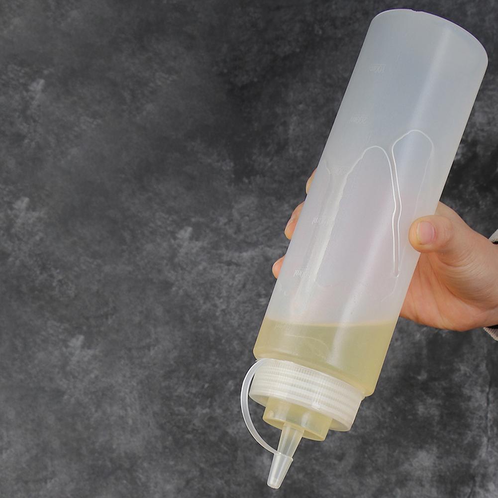 3x/sada Plastová stlačovací láhev Dávkovač koření Kečup Hořčičná omáčka 8 oz