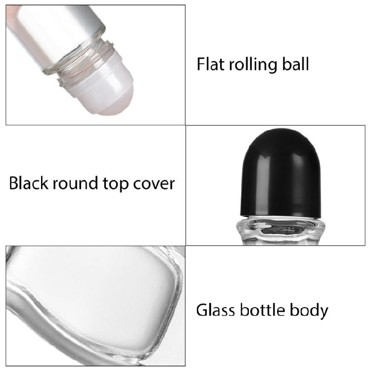 30ml Glass Bottles with Lid Secure and Reusable Storage Container Leak Proof Glass Bottles for Beauty Enthusiasts