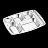 KAZHI 304 Stainless Steel Compartment Meal Tray