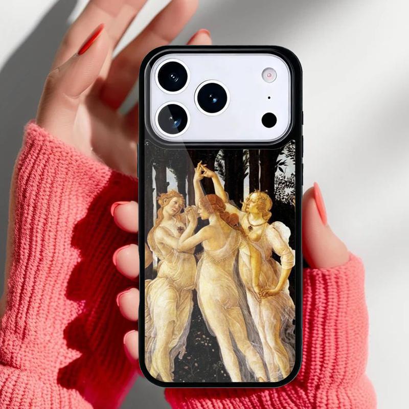 Renaissance art Painting Phone Case for iPhone 17 Air 16e 15 14 13 Pro Max Back Cover for 12 11 Pro Coque