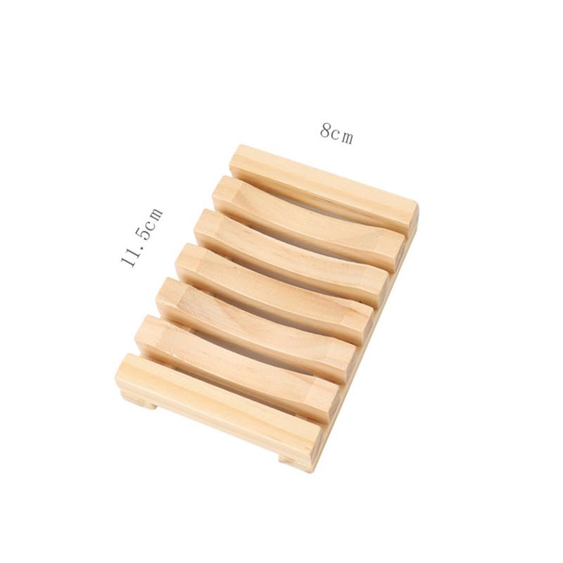 Umweltfreundliche Seifenschalen Natürliches Holz Seifenschale Halter Haus Küche Badezimmer Seifenablage Rostfreier Organizer Badezimmer Zubehör