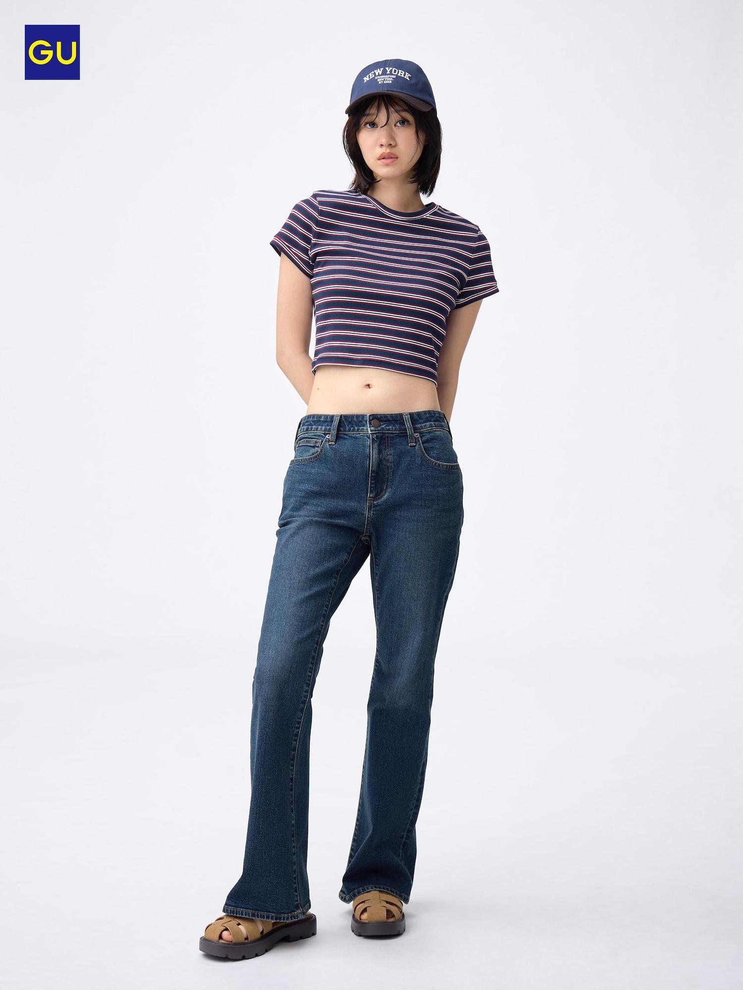 

Uniqlo Gu Slim Flared 68 BLUE/WOMEN XL