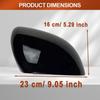 For Mercedes Benz C Class W206 C200 C260 C300 2026+ Car Rearview Side Mirror Cover Wing Cap Exterior Door Rear View Case Trim