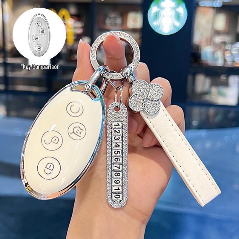 BYD Song Max/Yuan/Qin Pro/EV360/S7 Klasický kryt klíče od auta s přezkou.