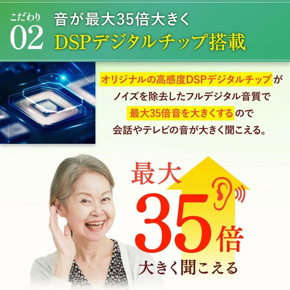 MimiClear Plus Digital Hearing Amplifier Earphones for Volume Noise [Wireless In-Ear Seniors, 8-Level Adjustment, Reduction, Rechargeable,