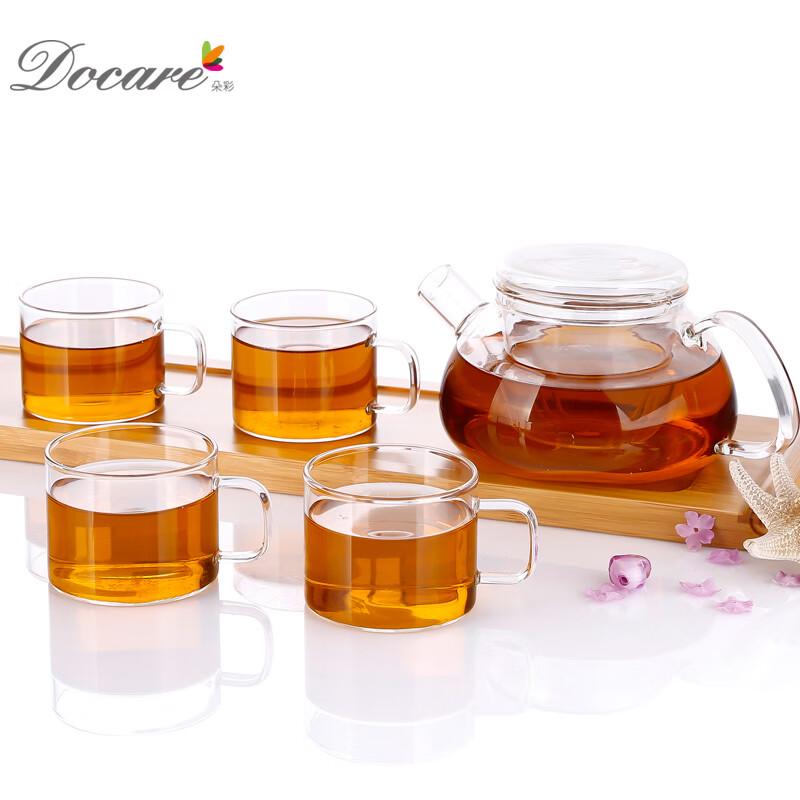DuoCai Heat-Resistant Glass Tea Set