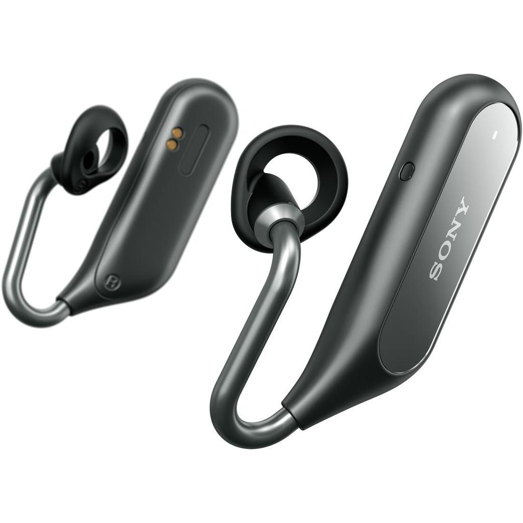 Sony Xperia Ear Duo XEA20JP True Wireless Sprachassistent 2018 schwarz Kopfhörer Offenes Design, Funktion, Quad-Beamforming-Mikrofon, Modell,