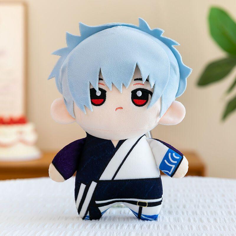 Japan Anime Gintama Hijikata Toushirou Standing Posture Soft Plush Filling Doll Sofa Cute Decoration Anime Enthusiast Collection