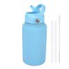 PuraCool Personalised Water Bottle 650ml/22oz Insulated Thermos Customised Tumbler Flask with Straw