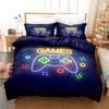 Come To Print 3D Digital Printing Three-Piece Quilt Cover Gamepad Three-Piece Set
