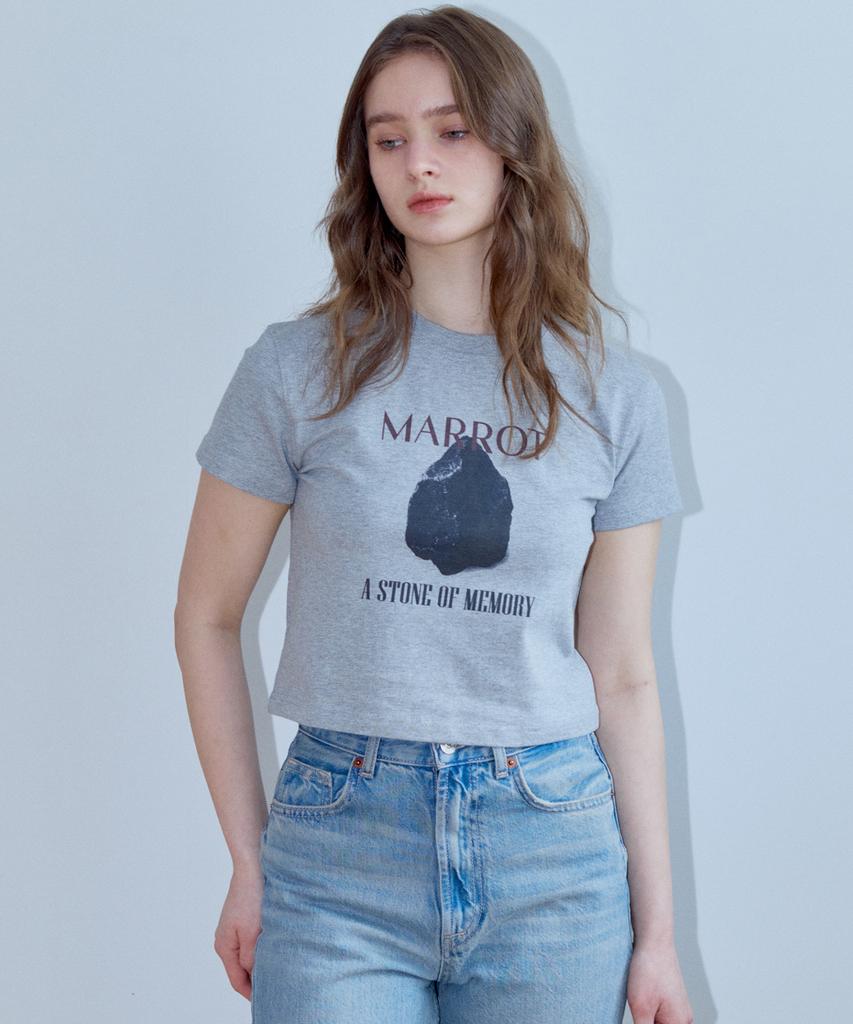 MARROT Stone Crop T-Shirt_Gray