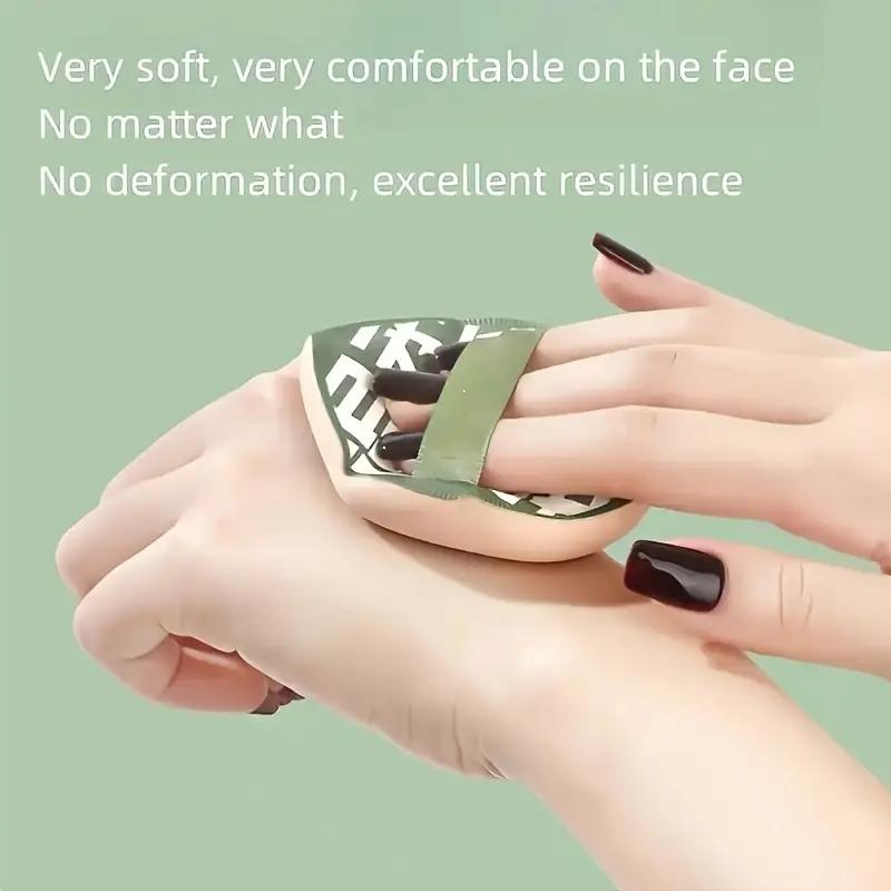 Ultraweicher Samt Make-up Schwamm, Nass- und Trockenanwendung Schwamm, Fixierpuder, Air Cushion, Große Puderquaste