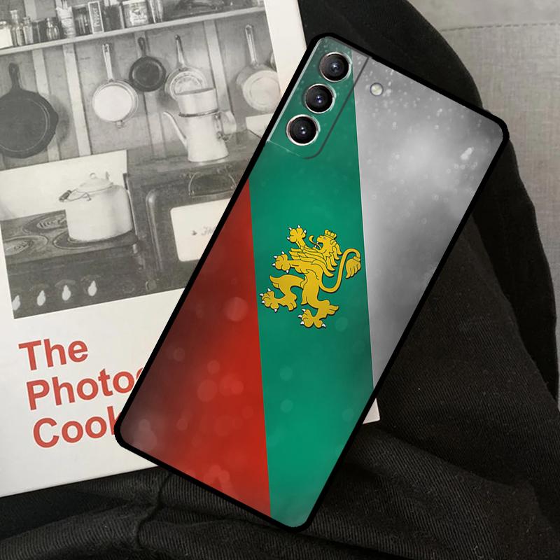 Bulgaria Flag Phone Case For Samsung Galaxy S24 S22 S23 Ultra S20 S21 S24 FE S9 S10 Plus Note 10 20 Ultra