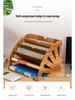Multi-Layer Wooden Desktop Organizer for Office Supplies and A4 Documents