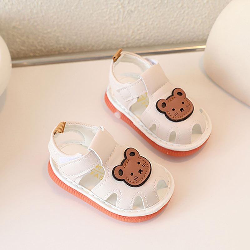 Scarpine da Bambino Cartone Animato Squeaky Nuovi Arrivi Primi Passi per 0-2 Anni, Scarpe da Bambino Casual Cool Unisex con Suola Morbida