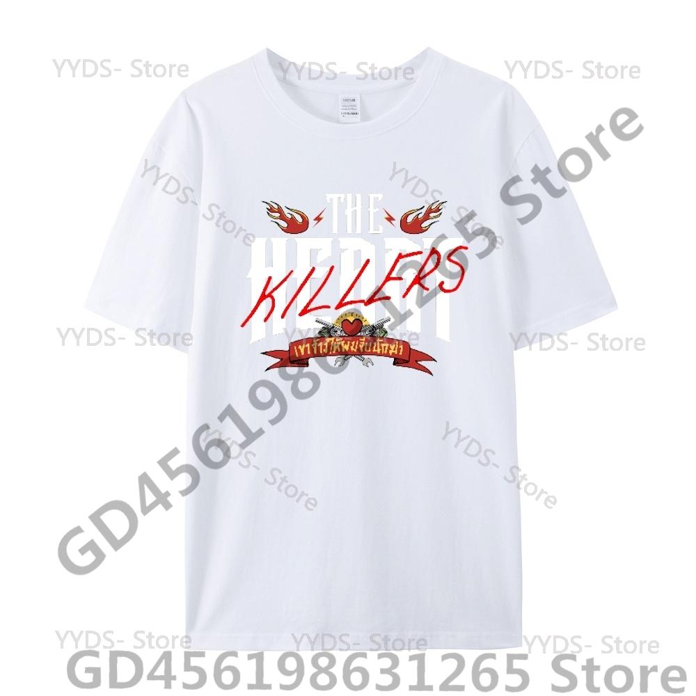 

2025 New The Heart Killers T Shirt Unisex Women Retro Fashion Cotton Short Sleeve Tees Summer Casual ONeck Clothing Tops 3XL
