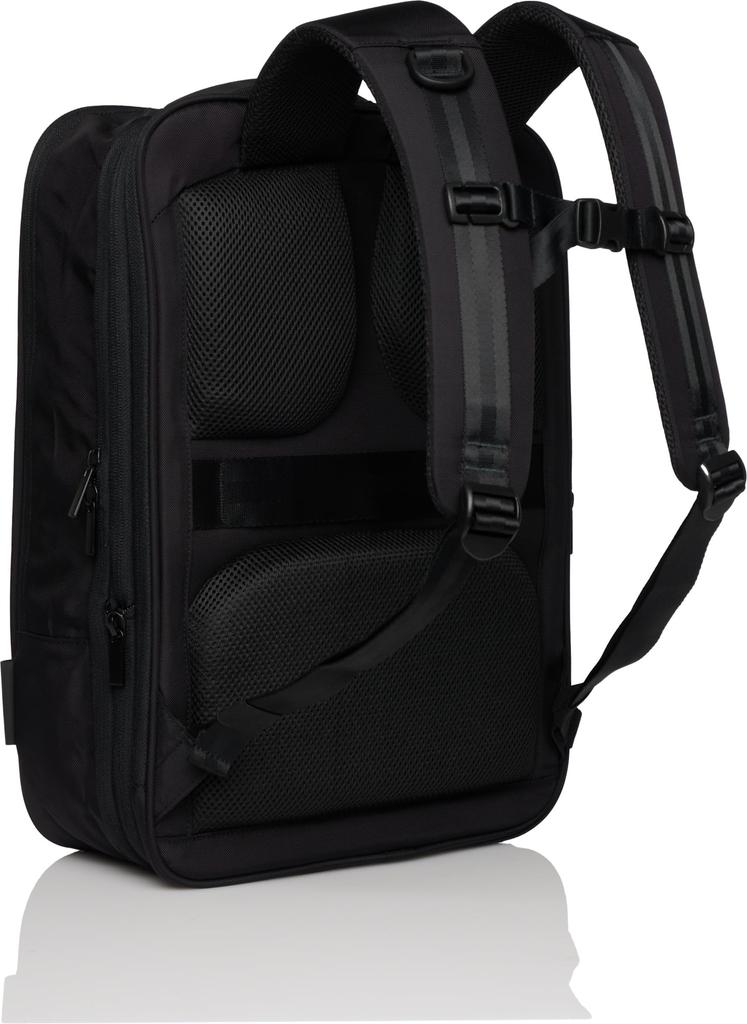 [IS Plus] Monolith Business Backpack Expandable 20L-27L with Rain Cover Flat 180 Degree Opening MobileTablet Storage Multifunctional Large Capacity