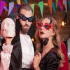 Halloween Fashion Glasses Novelty Cosplay Party Props Photo Accessories Party Favors for Christmas Unique Design Lenses Decor