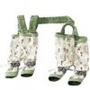 All-Season Waterproof Raincoat Small To Medium Dogs - Full-Body 4-Legged Hooded Pet Outfit With Cartoon Print