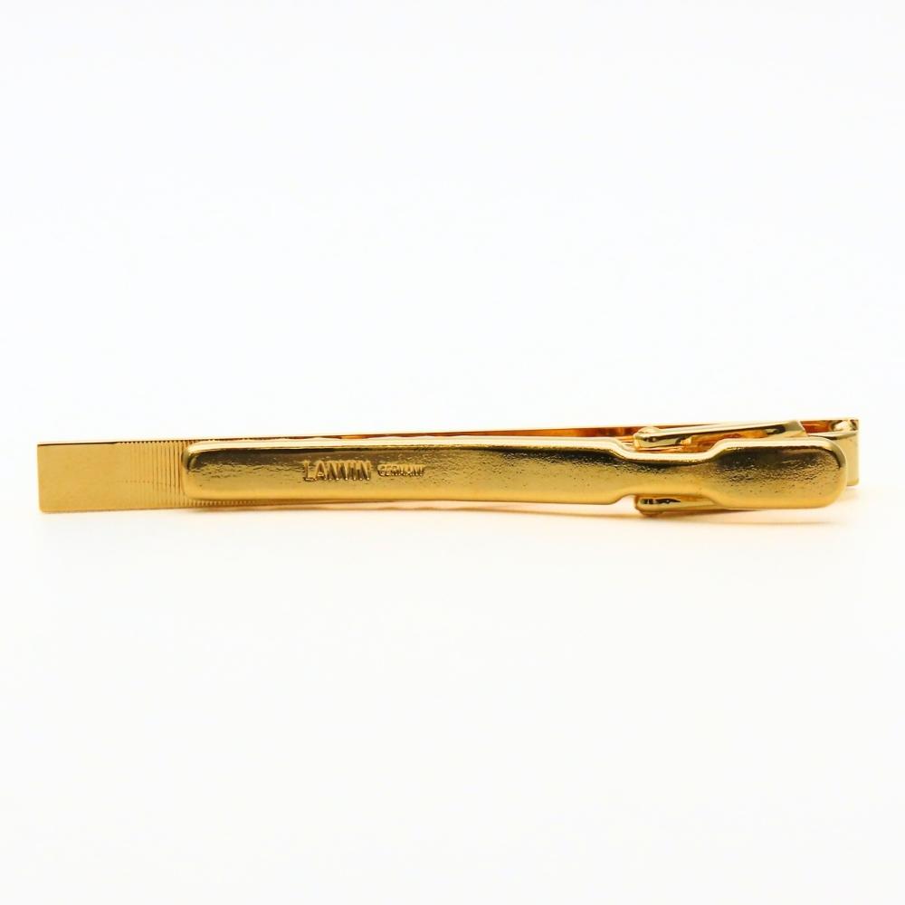 Used LANVIN Tie Pin Metal 6.9g Gold Plating
