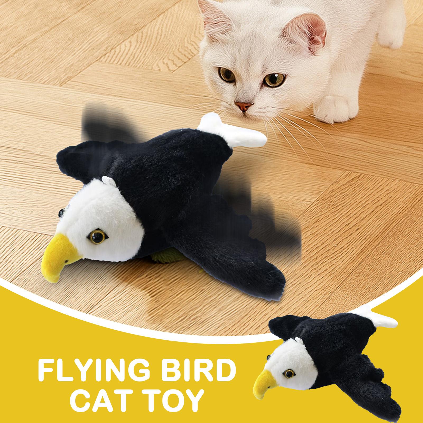 Flappy Bird Cat Toy Flying USB Electric Cat Bird Toy Pet Accessory For Scratching Exercise Mental Stimulation Hunting Simulation China Mainland