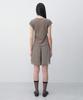 INSILENCE WOMEN Feminine Chiffon Shorts Mocha