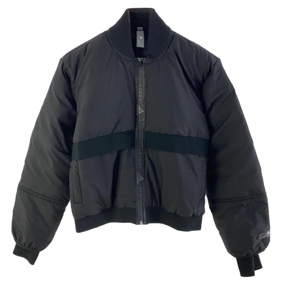 

Adidas Stella McCartney Color Block Повседневная удобная спортивная куртка с воротником-стойкой в стиле ретро для мужчин Куртка черная FI7748 M