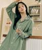 [Dossy] [2PACK] Silk-Fit Wednesday Long Sleeve Couple Pajama Set [Shipped from Korea] 100% Authentic