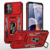 Slid Camera protect case for Moto G55 G84 G54 G24 Power G14 G04 G04S G53 G23 G13 E14 E13 G32 Armor Metal Ring Holder Stand Cover