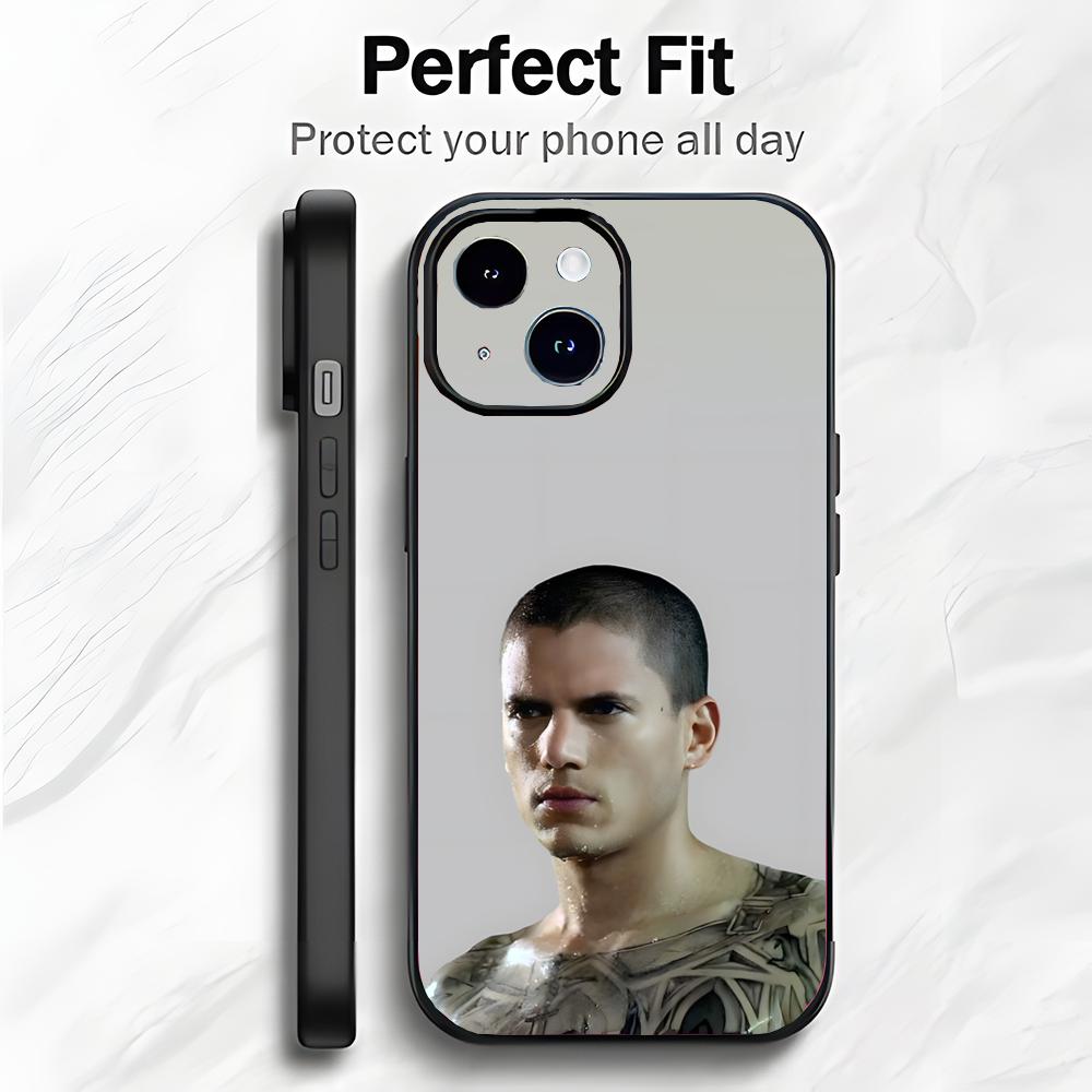 Talented American Actor W-Wentworth Miller Phone Case Phone Case Soft Packaging Lightweight For iPhone17 16 15 14 13ProMax