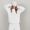 Unisex Hooded Sweatshirt With Built-in Eye Mask, Casual Long Sleeved, Solid Color Sports Pullover, Loose Fit Sweatshirt